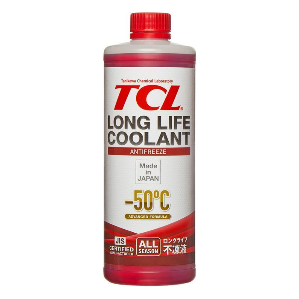 АНТИФРИЗ TCL LLC -50C красный, 1 л LLC33145