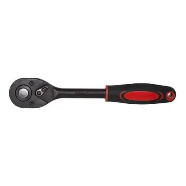 Трещотка реверсивная ударная с резиновой ручкой 1/2''(24 зуб.) WMC TOOLS WMC-80242MPB