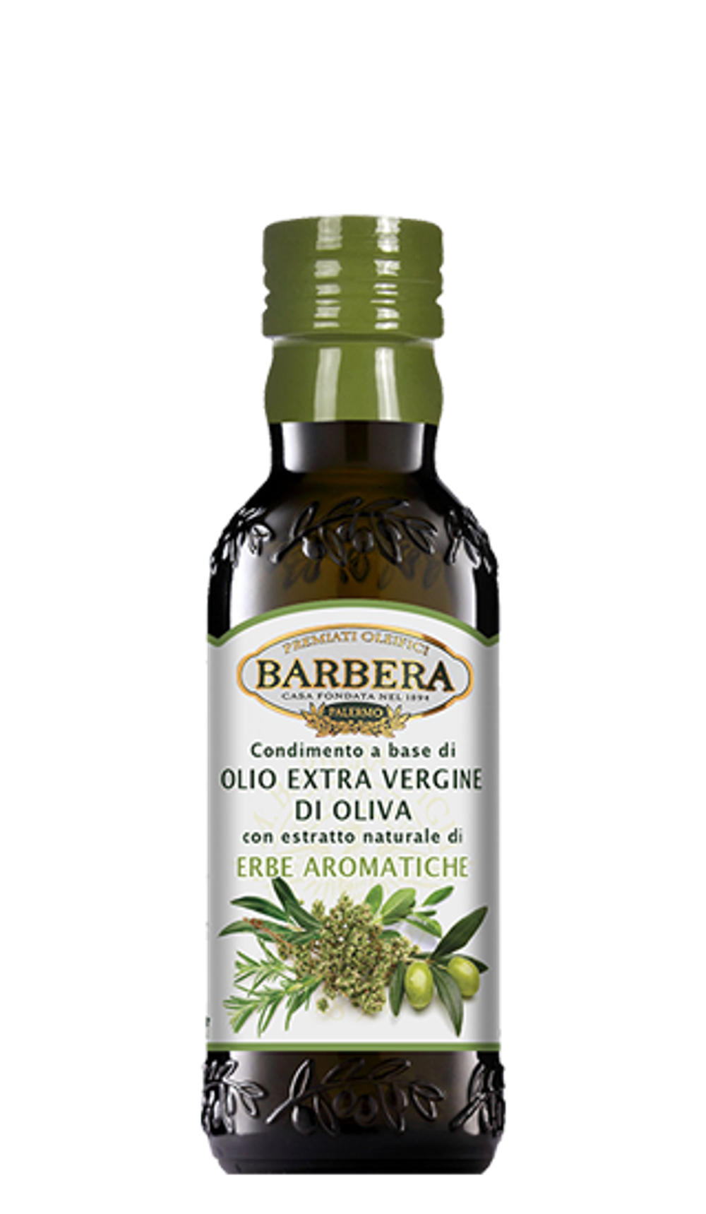 Оливковое масло BARBERA Oрегано + Pозмарин + Шалфей, Extra Virgin 250 мл Италия
