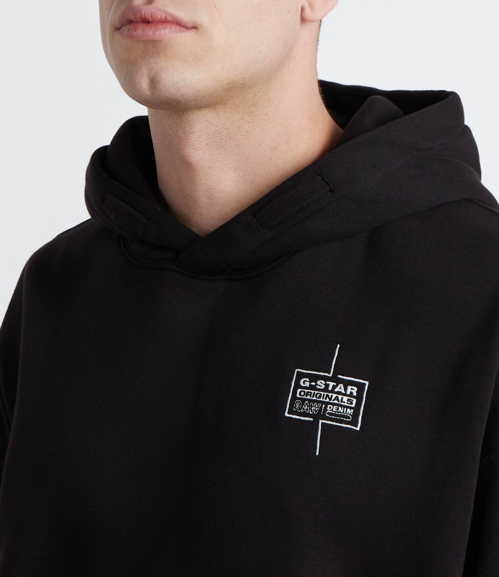Худи unisex core loose hdd sw G- Star Raw - черный(D23224 C235)