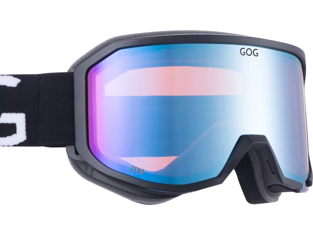 Горнолыжная маска GOG Zero / Matt Black / Reflex Blue