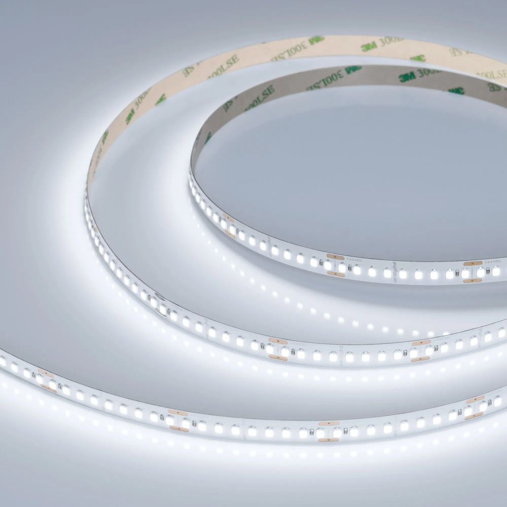Светодиодная лента UL-A180-10mm 24V White6000 (12 W/m, IP20, 5m) (Arlight, высок.эфф.180 лм/Вт) 044511