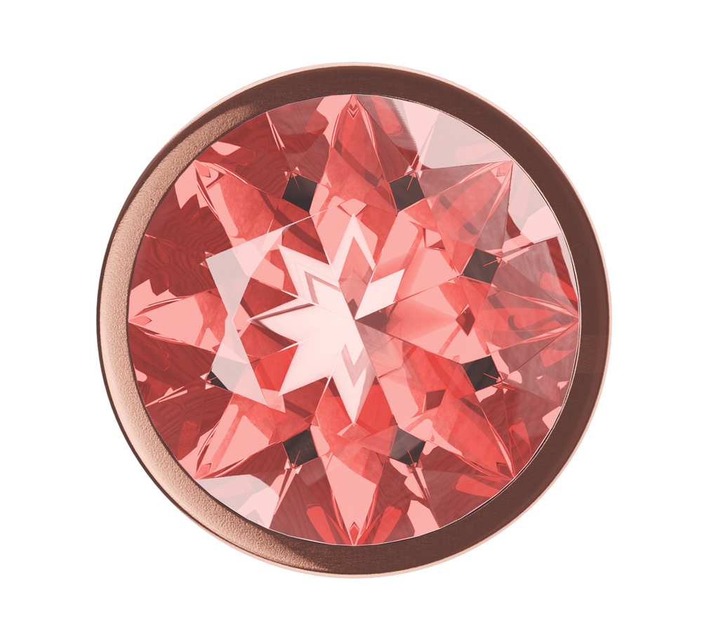 Анальная Пробка Diamond Ruby Shine L Розовое Золото 4024-02lola