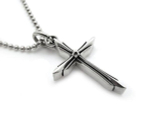 Подвеска из серебра "Floral Cross" AZP-51