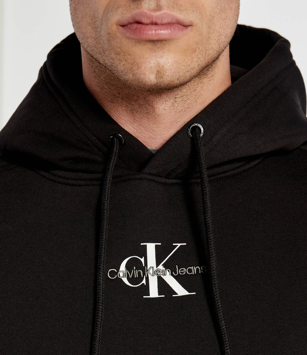 Худи MONOLOGO CALVIN KLEIN JEANS - черный(J30J323749)