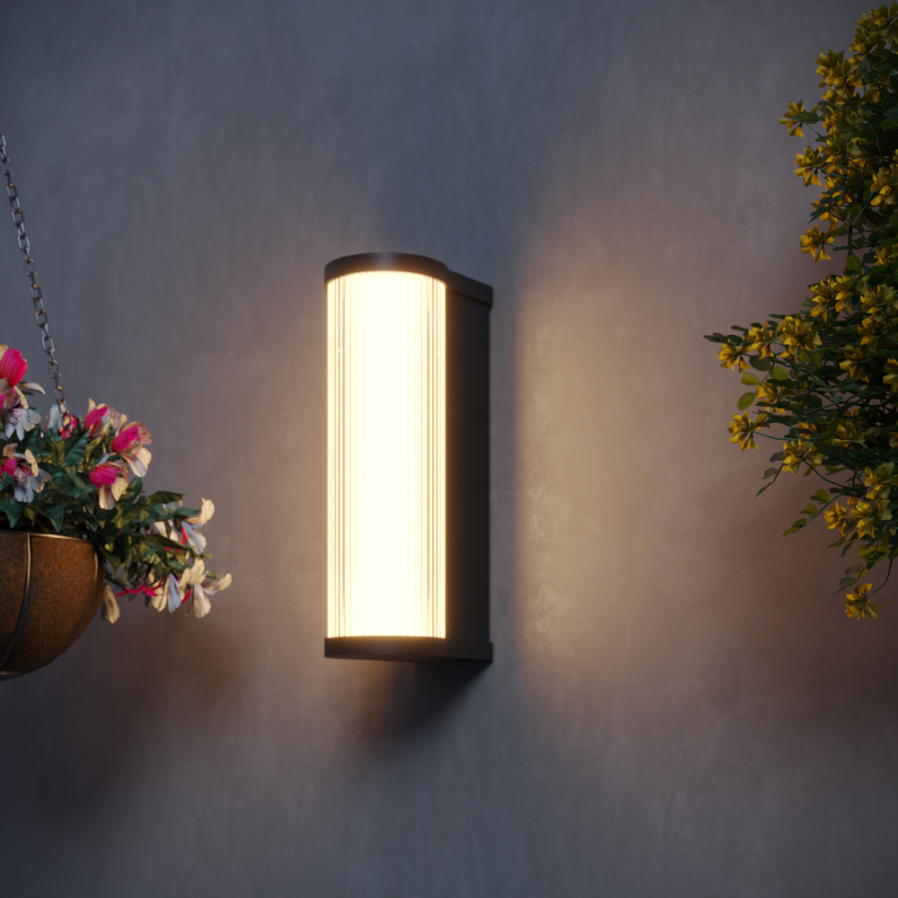 Уличный настенный светодиодный светильник Novotech 359984 STREET NT26 000  IP65 LED 12W 220-240V 3000K FLUO