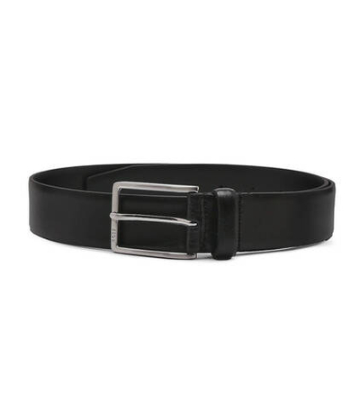 кожаный ремень erman-l_sz35 BOSS BLACK - черный(50491834)