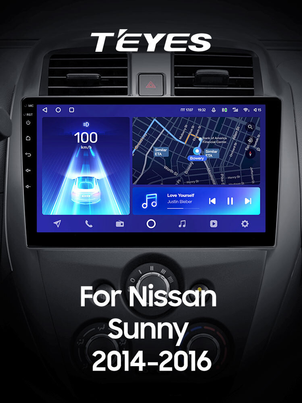 Teyes CC2 Plus 10,2" для Nissan Sunny 2014-2016