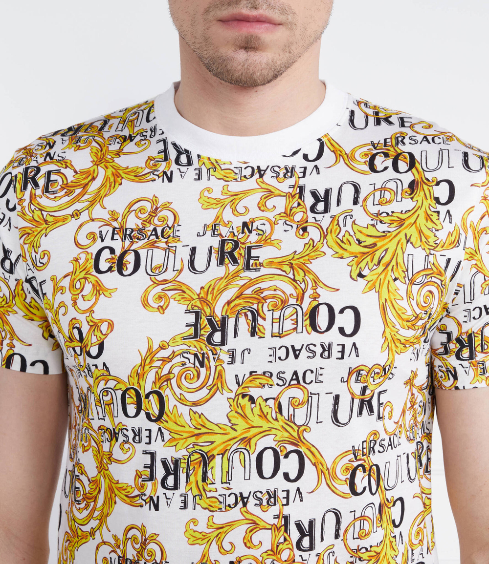 Футболка Versace Jeans Couture - белый(74GAH6S0JS161)