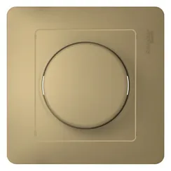 Светорегулятор поворотный, 300 Вт Systeme Electric Glossa Титан GSL000434