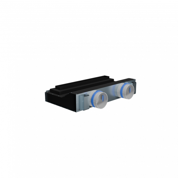Flexag SHN-1-500-25-B щелевой диффузор с низкопрофильной КСД под гипсокартон, черный