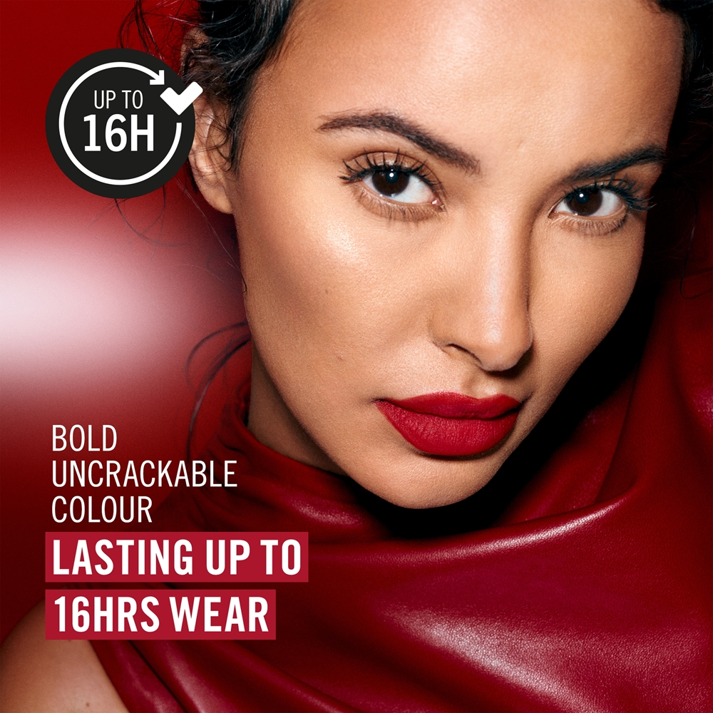 Rimmel Lasting Mega Matte - Легкая матовая помада в жидкой форме на 16 часов оттенок Fire Starter, 7 ml