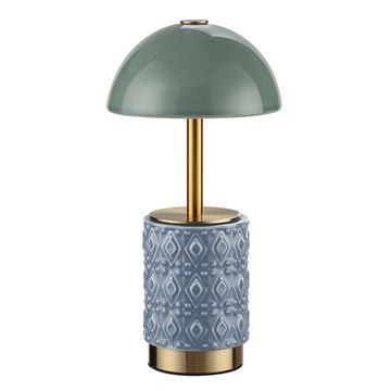 Настольная лампа 3W 3000K 5452/3TL светлая бронза/зеленый/синий L-Vision Lulu Odeon Light EXCLUSIVE