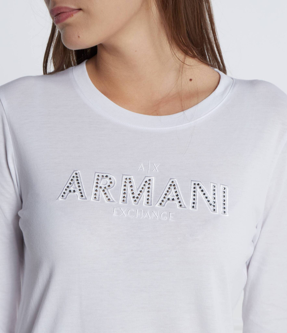 Блузка Armani Exchange - белый(6RYT49 YJ3RZ)