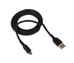 Кабель USB "WALKER" C308, 2.4А, Micro USB, поддержка QC, черный