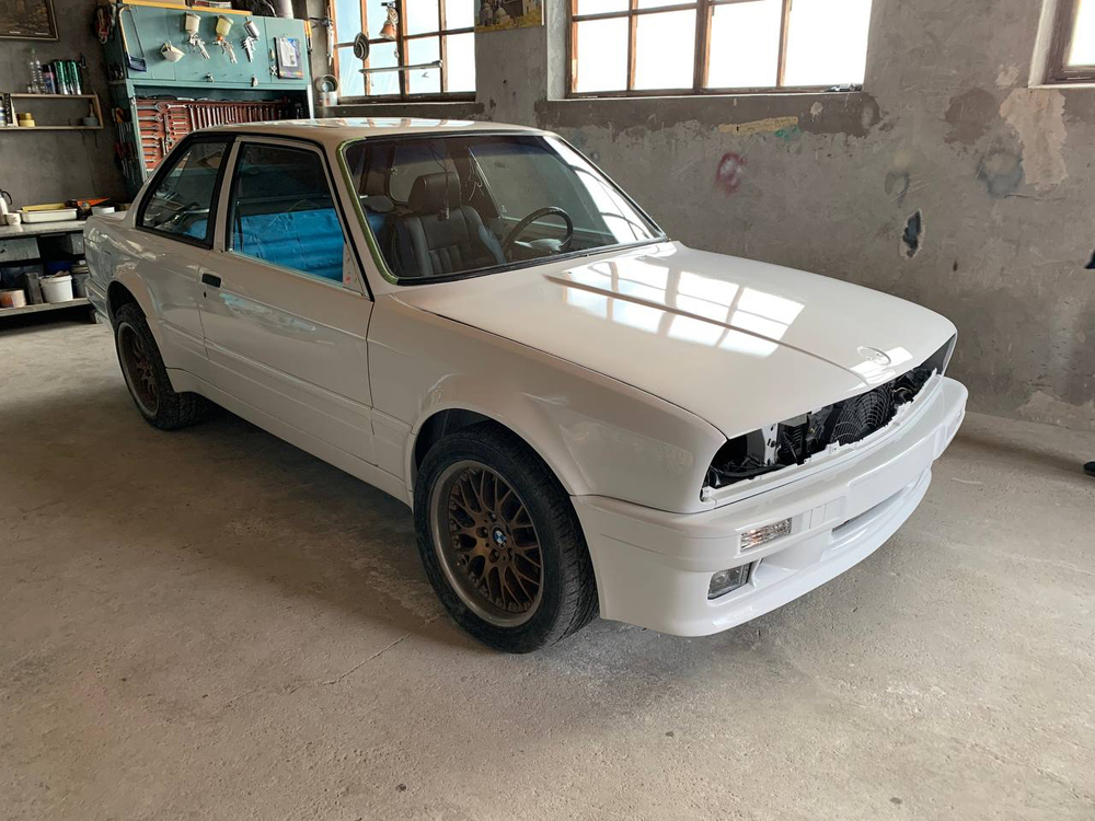 BMW E30 Mtech2 Накладки на двери купе ВП (Реплика "Стекловолокно")