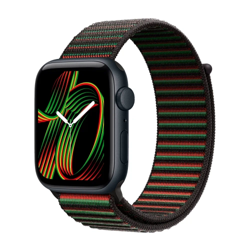 Умные часы Apple Watch SE 3 (2025) GPS, 44mm, Midnight Aluminium Case with Black Unity Sport Loop