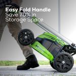 Cамоходная аккумуляторная газонокосилка Greenworks GD60LM61 Twin Force, 60v, 61 см, (2519107UB), с аккумулятором 4 А·ч и зарядным устройством