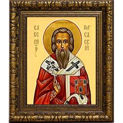 Саверий Бет-Селевкийский (Персидский) епископ Священномученик. Икона на холсте.