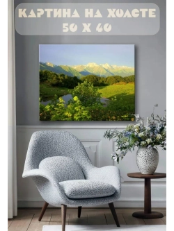 Картина на стену 40 X 50 Горный пейзаж