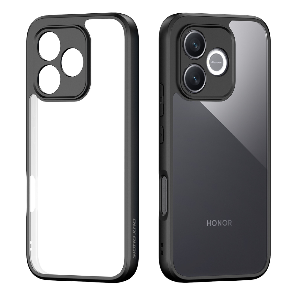Чехол прозрачный с черными рамками для смартфона Honor 600 Lite и X80i, серия Aimo Series от Dux Ducis