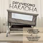 Кроватка детская трансформер BubaGo Elva LUX арт.BGL 183-22 цвет Бежевый