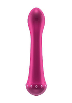 Вибратор с кристаллами The Diamond Pink - 16,5 см. (Цвет: розовый)