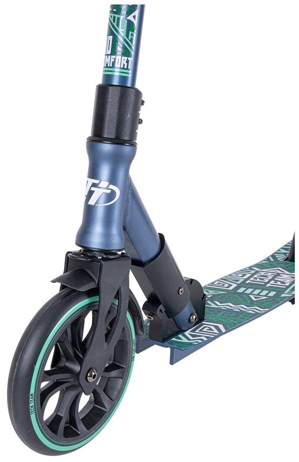 Детский городской самокат TechTeam Comfort 180R 2021, blue