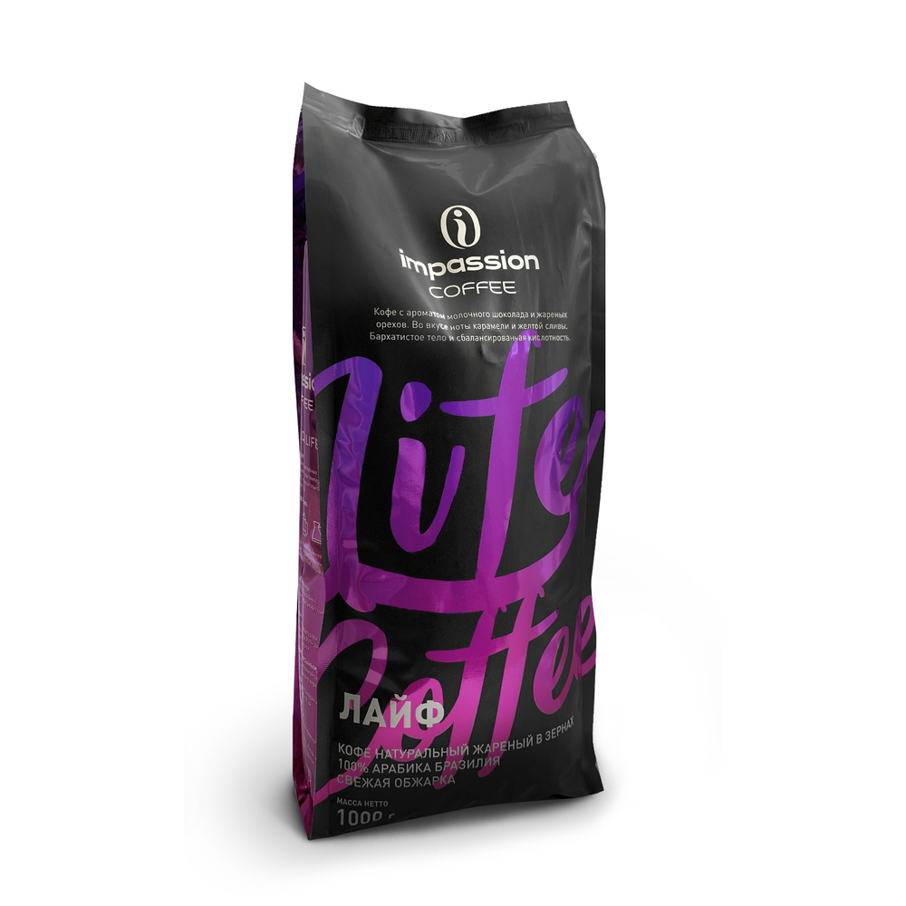 Кофе в зернах Impassion Life, 1 кг