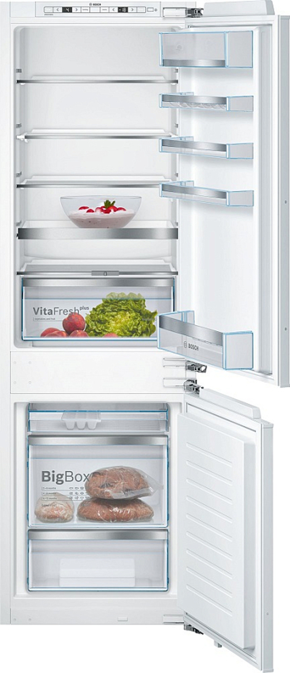Встраиваемый двухкамерный холодильник Bosch KIS86AF20R