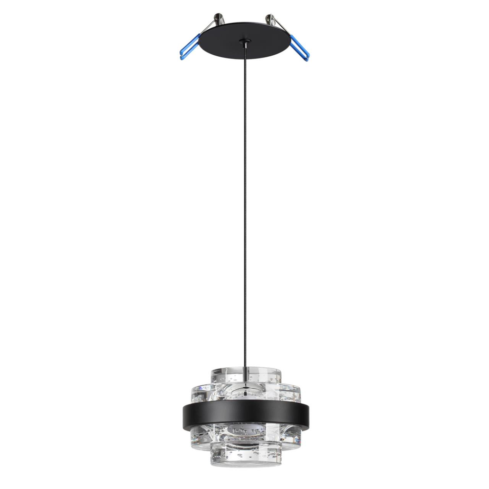 5031/6L L-VISION ODL24 000 чёрный/металл/акрил Подвес LED 6W 4000K 432лм KLOT