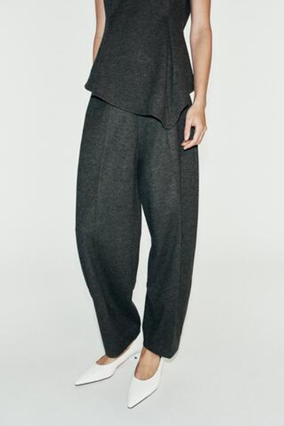 МЯГКИЕ БРЮКИ CARROT FIT — ZARA