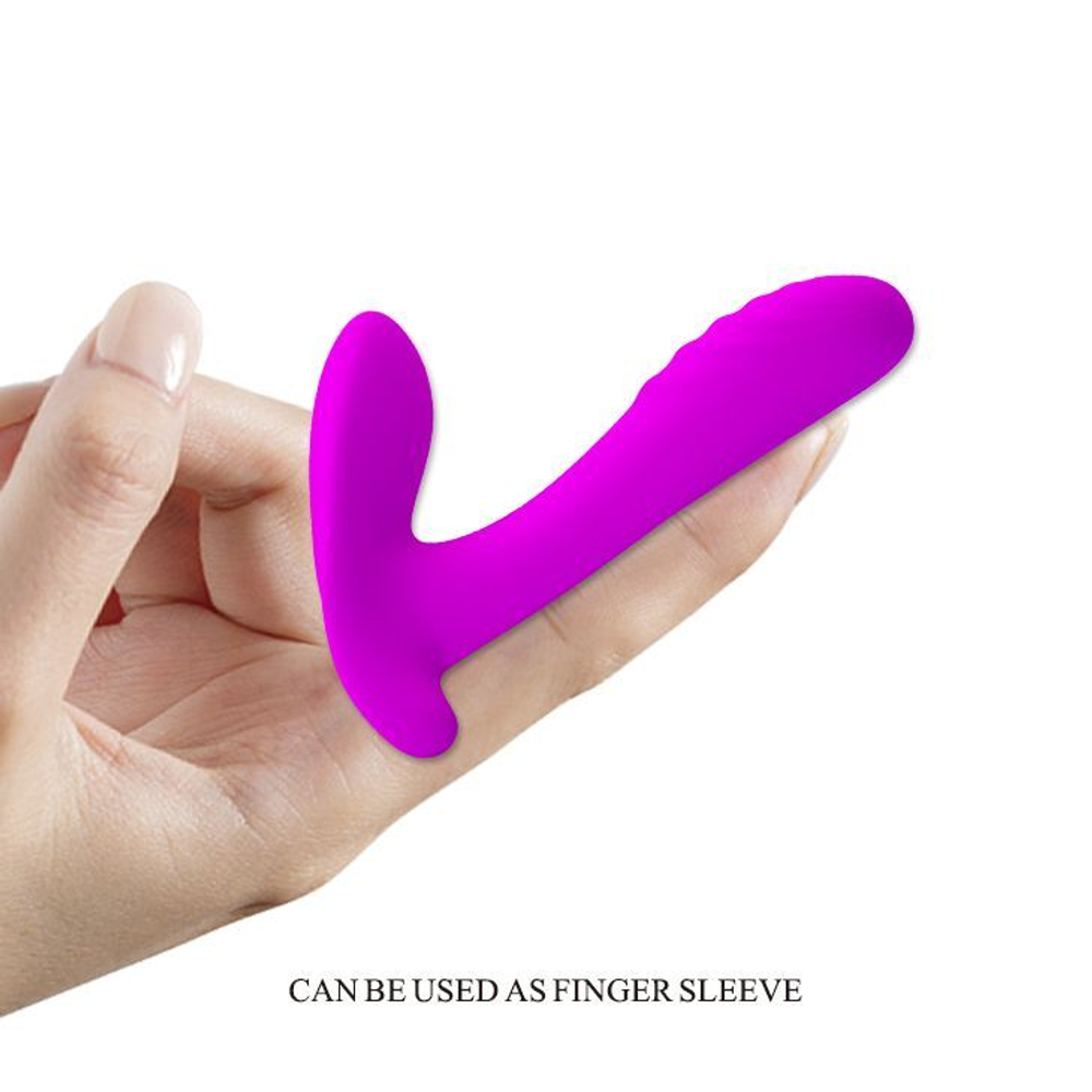 Лиловый мультифункциональный вибратор Remote Control Massager (Цвет: лиловый)