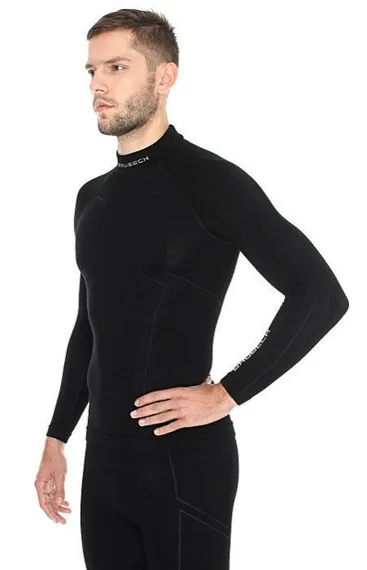 Футболка мужская BRUBECK Wool Merino 78% LS10510/LS11920