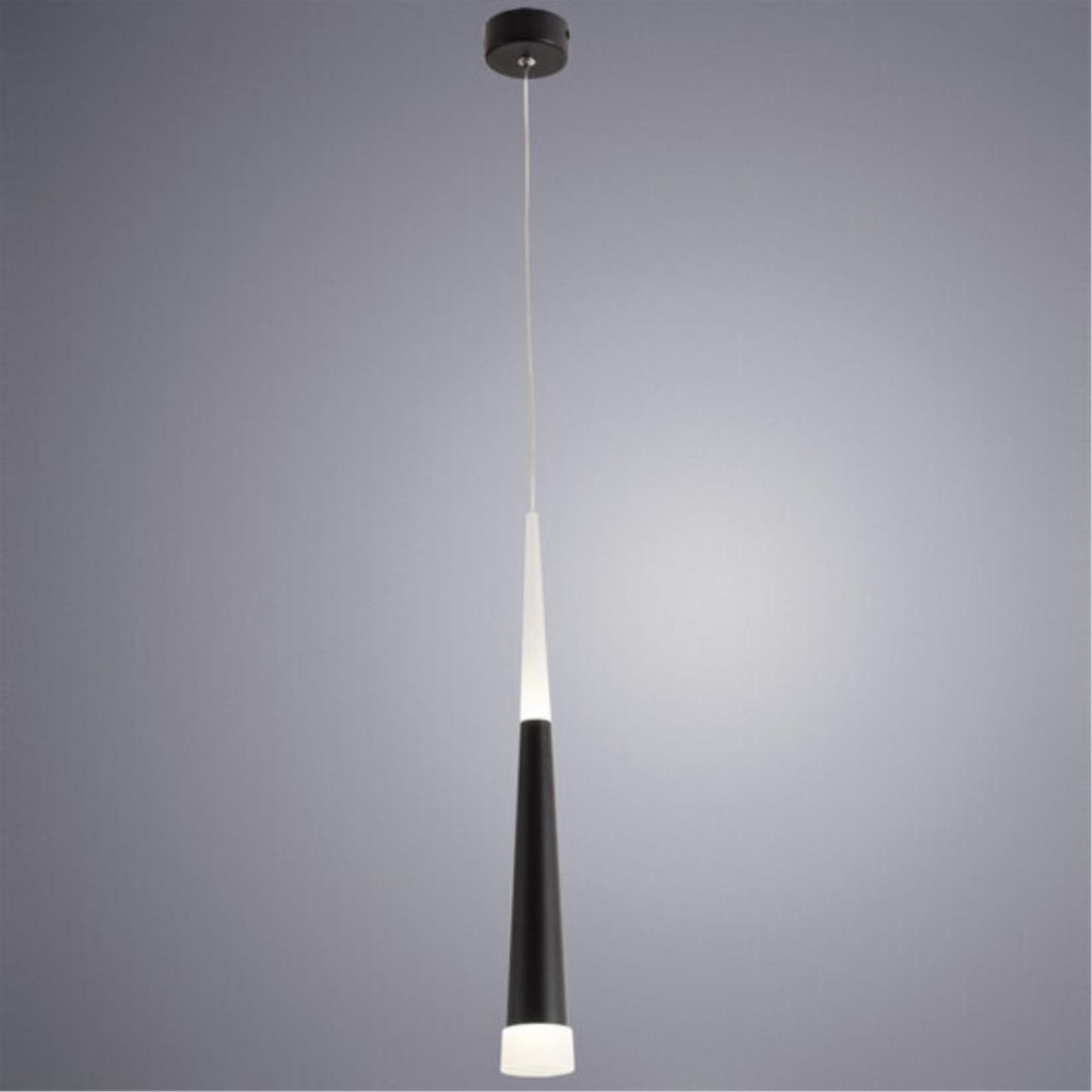 Подвесной светодиодный светильник Arte Lamp SABIK A6010SP-1BK