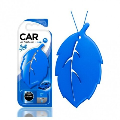 AROMA CAR Полимерный ароматизатор AROMA CAR LEAF 3D New Car