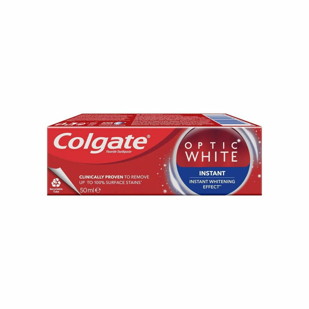 Colgate Optic White Мгновенно отбеливающая зубная паста 50 мл (Польша)
