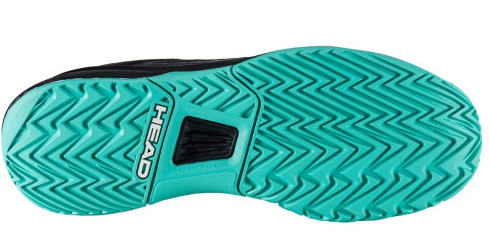 детские Кроссовки теннисные Head Revolt Pro 4.0 - black/teal