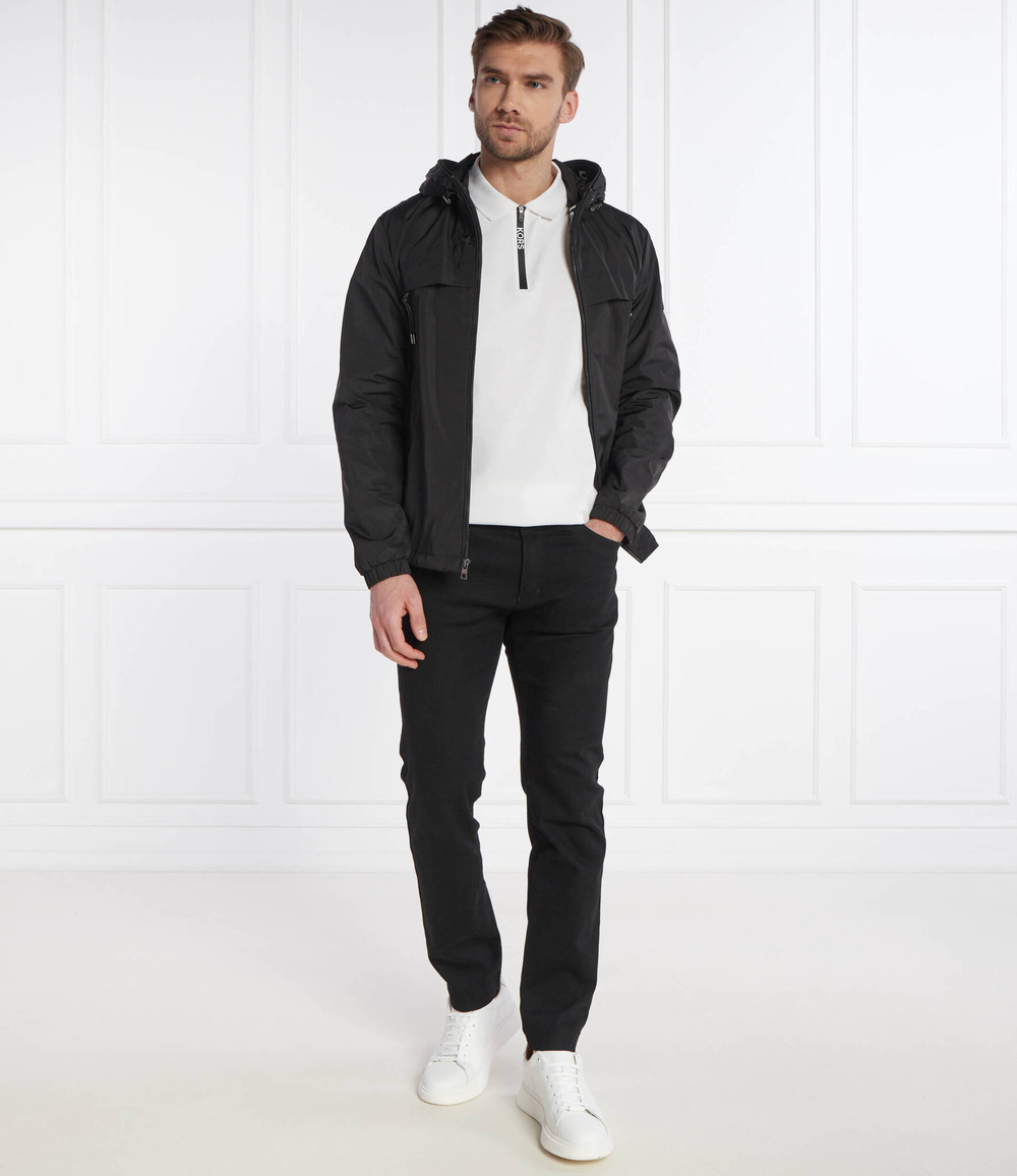 Поло SS ZIP LOGO Michael Kors - белый(CS350DD2ZY)