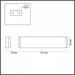 Накладной светильник Odeon Light Framant 4293/20WL
