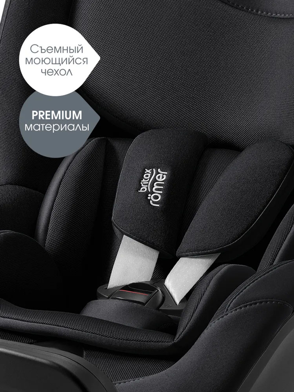 Автокресло 0+/1 Britax Roemer DUALFIX PRO M Style Carbon Black 2000040890, до 18 кг, (61 до 105 см), черный