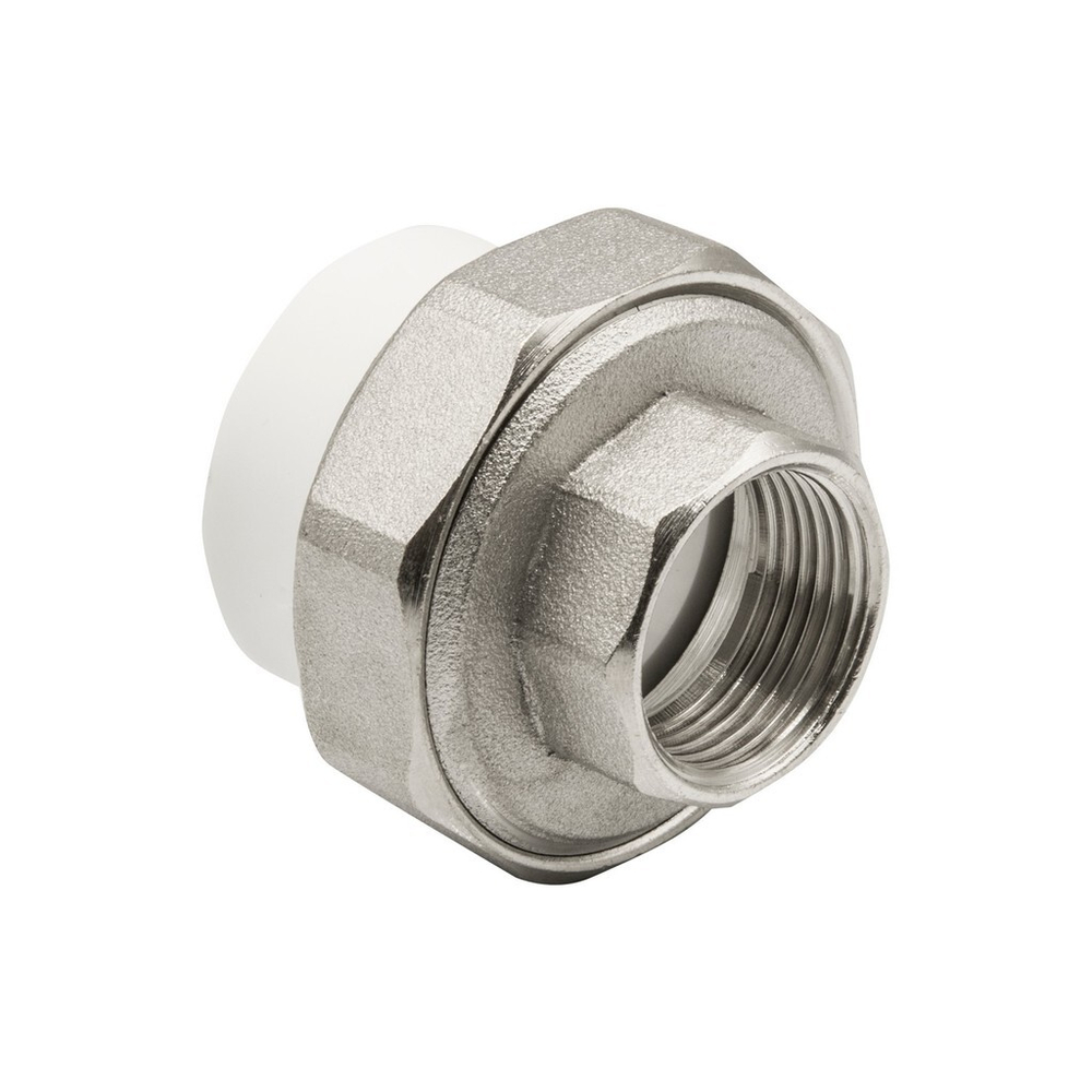 Муфта комб. разъемная, вн 32х3/4" EVER®  БЕЛЫЙ (Россия)