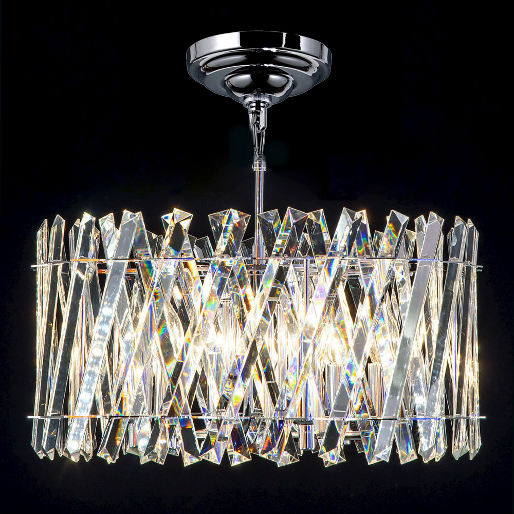 Citilux Ингвар CL334261 Люстра подвесная хрустальная Хром