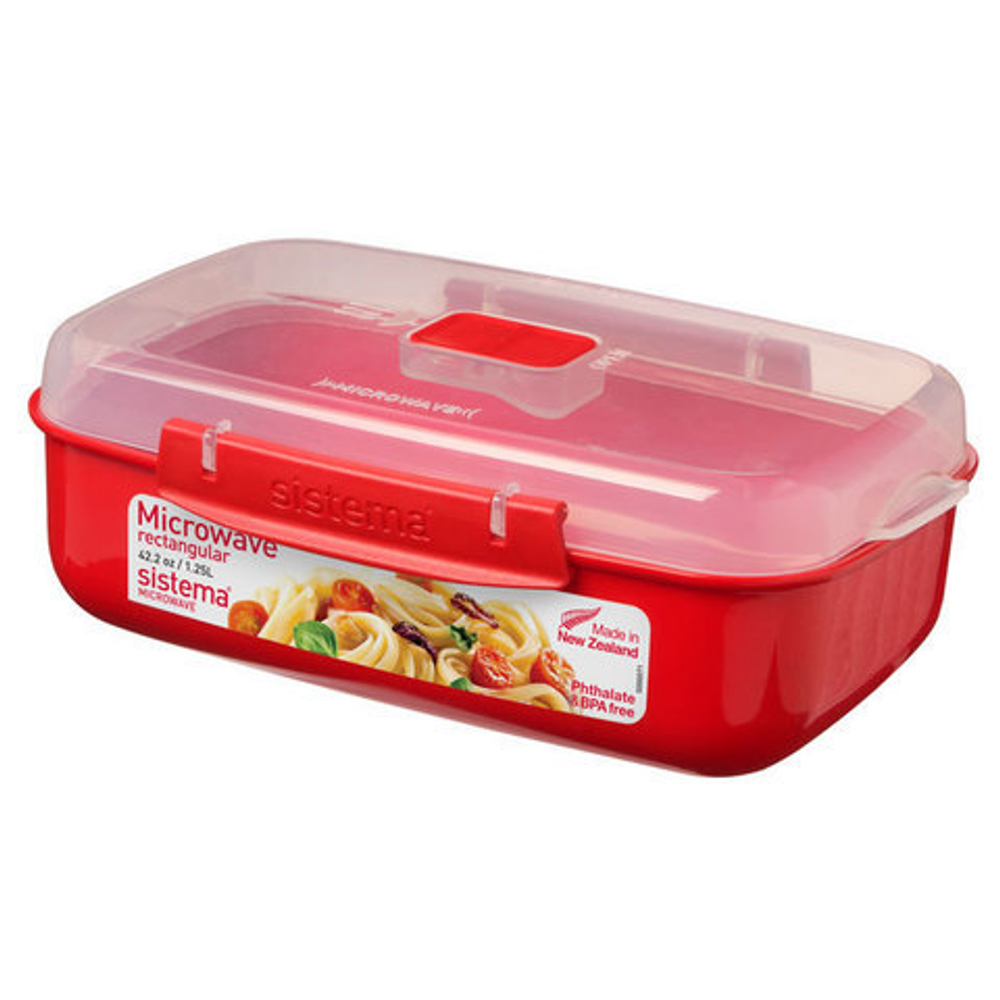 Контейнер прямоугольный 1.25л Sistema Microwave