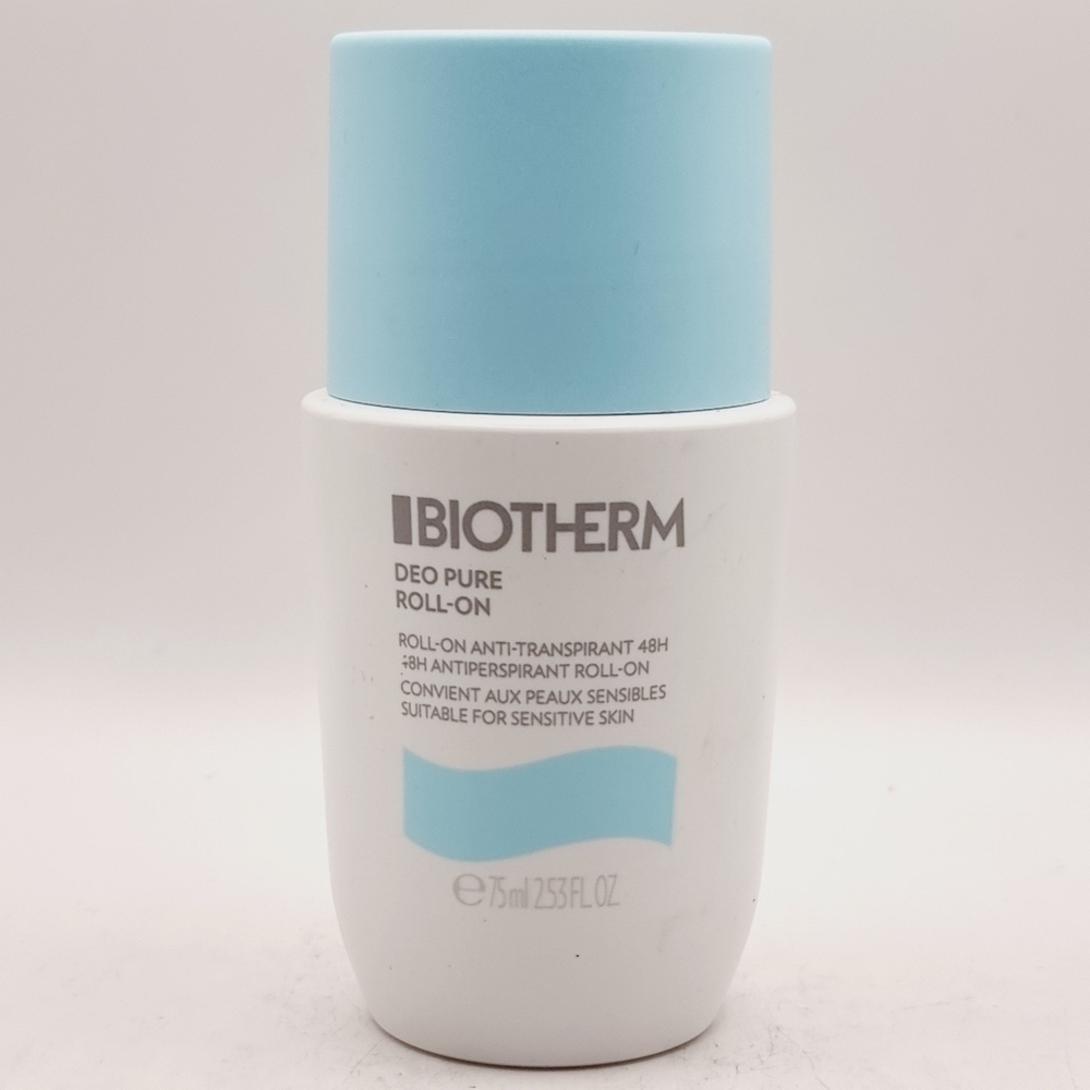 Biotherm Шариковый антиперспирант Deo Pure 48 часов, с минеральным комплексом без спирта, 75 мл (из Финляндии)