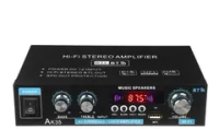 Усилитель звука + FM + BLUETOOTH AK-35 (2х30Вт. USB. TF. bluetooth)