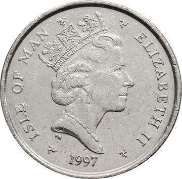 10 пенсов 1997 Остров Мэн