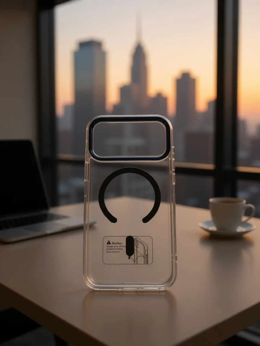 Прозрачный чехол Crystal Loop Case для iPhone 17 Pro Max