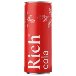 Напиток безалкогольный Кола (Cola) 0,33 л "РИЧ" жест. банка [12]