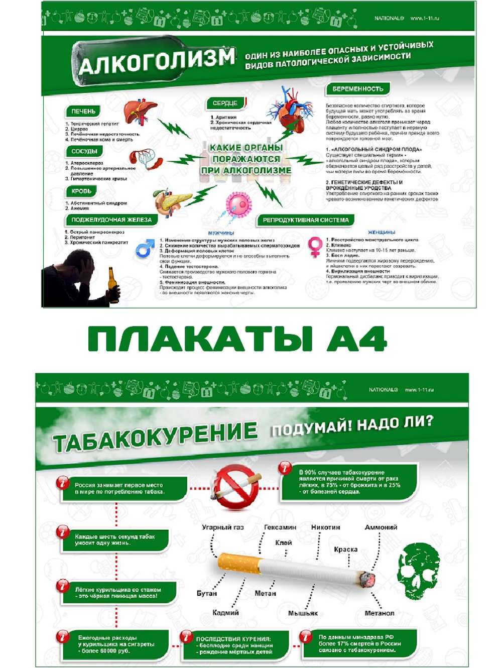 Плакат ЗОЖ. Стенд ЗОЖ школьный